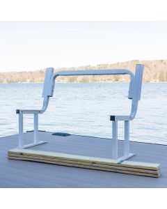 MAXXTUFF Heavy-Duty DIY Dock Bench unassembled